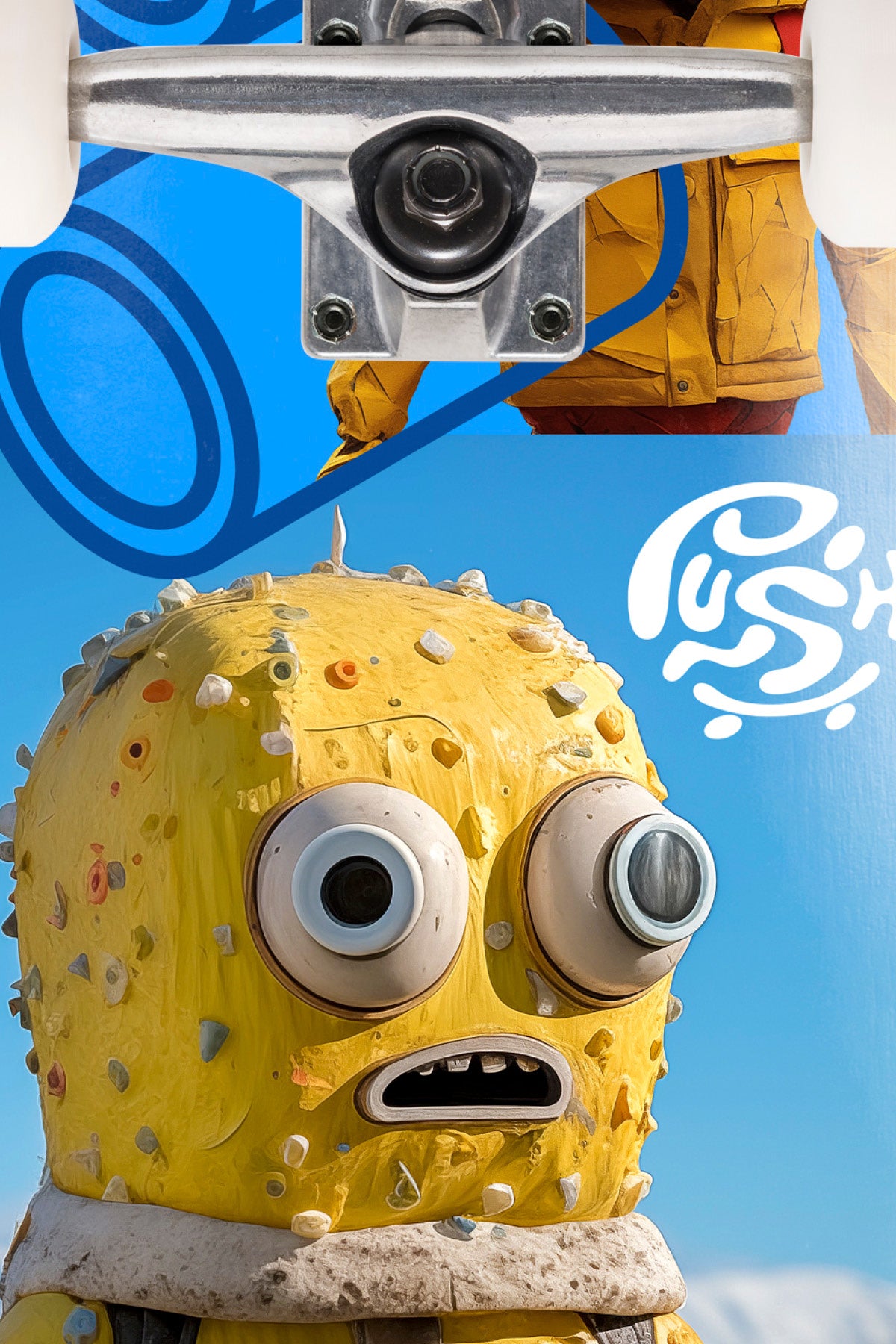 Yellow Man FP Complete - 8.25 – Sidewalk Distribution Push